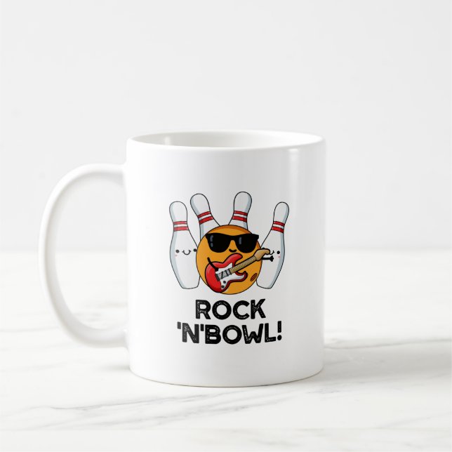Mug Rock Et Bowl Drôle Bowling Pun (Gauche)