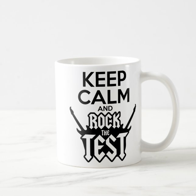 Mug Rock Le Jour De Test Enseignant Test Idea School (Droite)