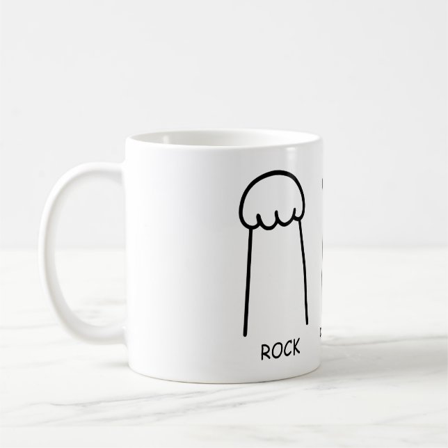 Mug Rock, Papier, Ciseaux (Gauche)