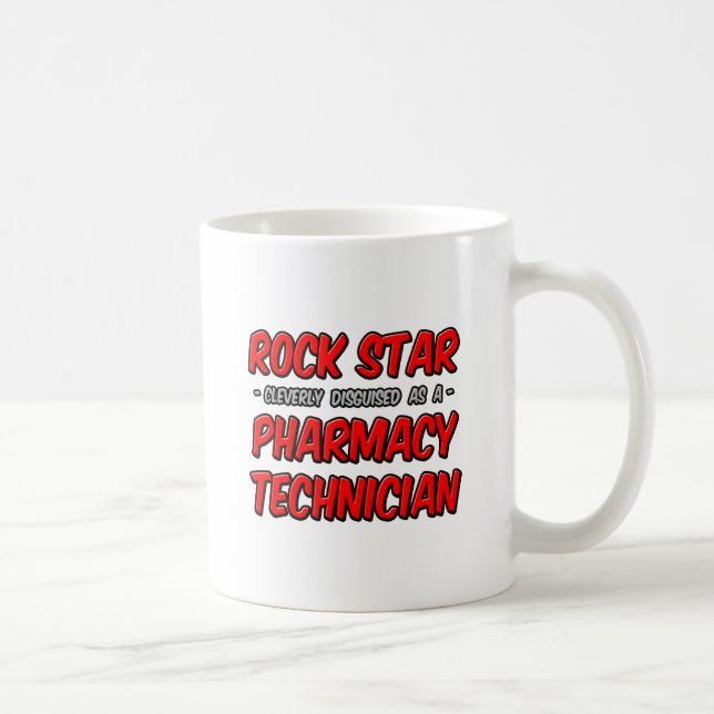 Mug Rock Star .. Technicien en pharmacie (Droite)