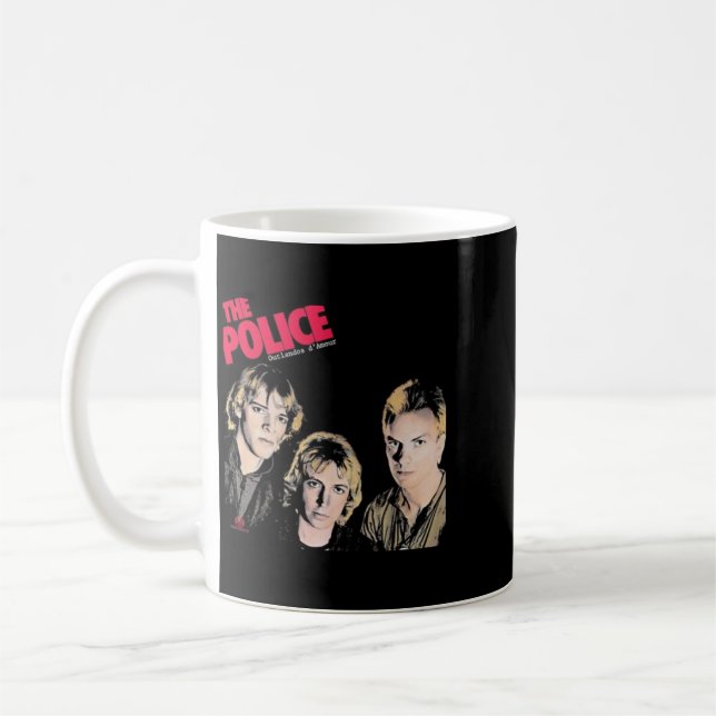 Mug Rock The Police Metal Rock Band (Gauche)