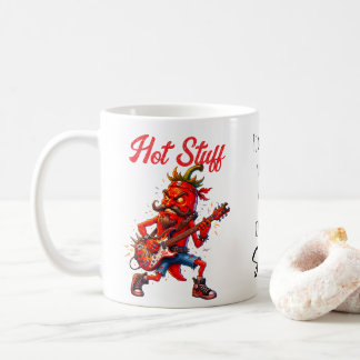 Mug Rocker aux piments rouges avec citation