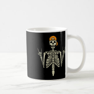 Mug Rocker Skeleton Casquette Skin Cool Halloween Punk