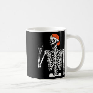 Mug Rocker Skeleton Rocher À La Main Sur Costume Amusa