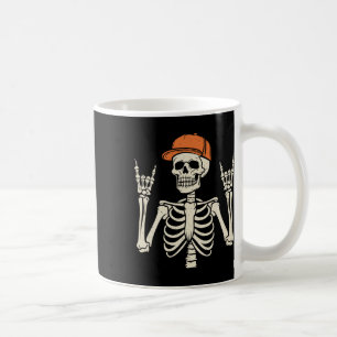 Mug Rocker Skeleton Rock Halloween Halloween Skeleton