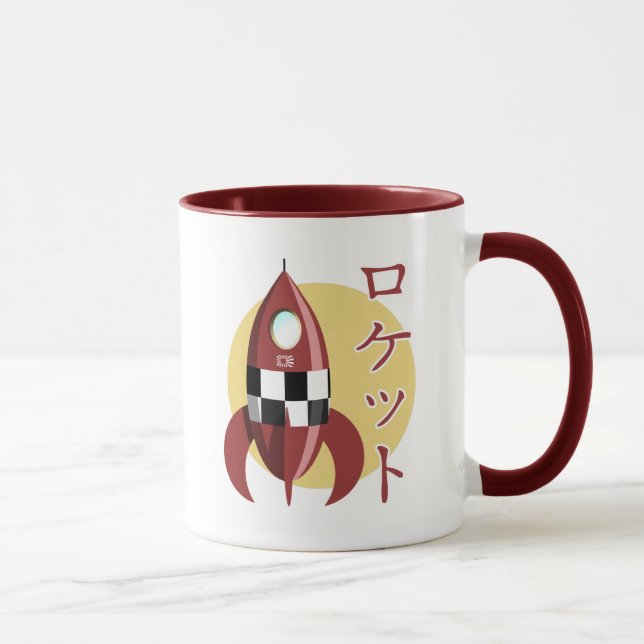 Mug Rocket japonaise Retro (Droite)