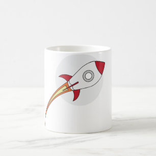 Mug Rocketship rouge