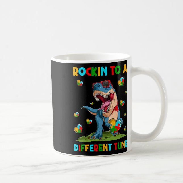 Mug Rockin à une mélodie différente Dinot-rex Autism B (Droite)