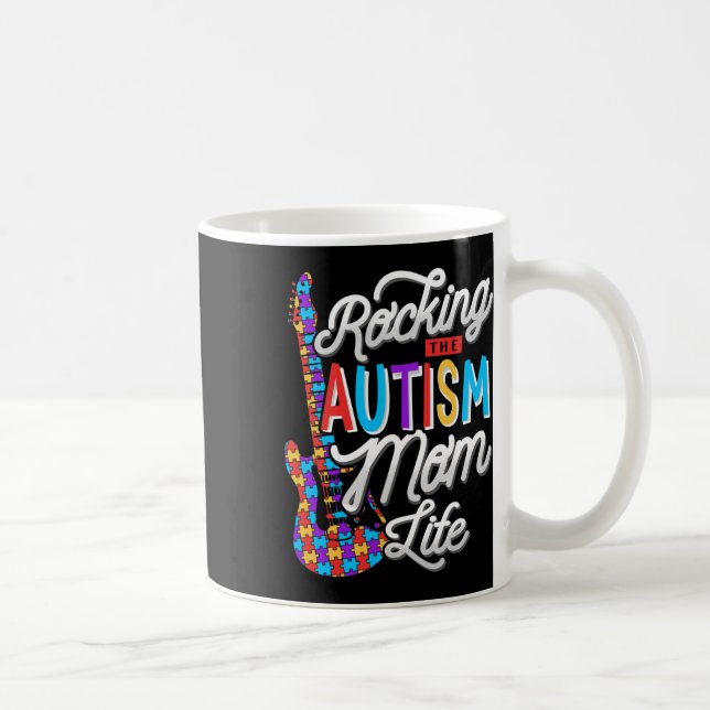 Mug Rocking The Autism Maman Sensibilisation sur l'aut (Droite)
