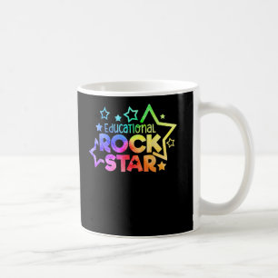 Mug ROCKSTAR ÉDUCATIF Drôle enseignant retour à l'écol