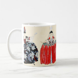 MUG ROCOCO LADIE BEAUTY, MODE COSTUME DESIGNER