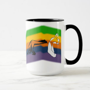 Mug roda de hache d'arts martiaux de capoeira de café