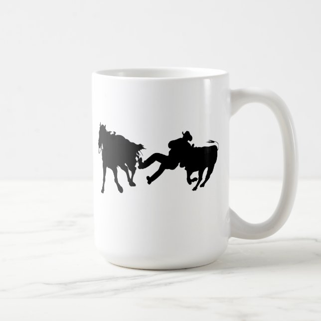 Mug Rodéo - boeuf Rasslin - boeuf luttant (Droite)