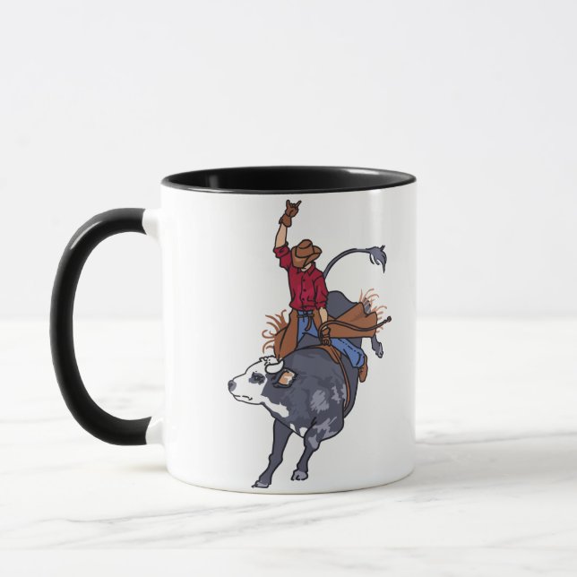 Mug Rodeo Bull Rider (Gauche)