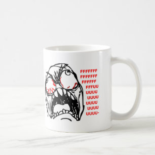 Mug rofl superbe de meme de visage de rage