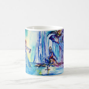 MUG ROI ARTHUR, DAME DU LAC ET EXCALIBUR