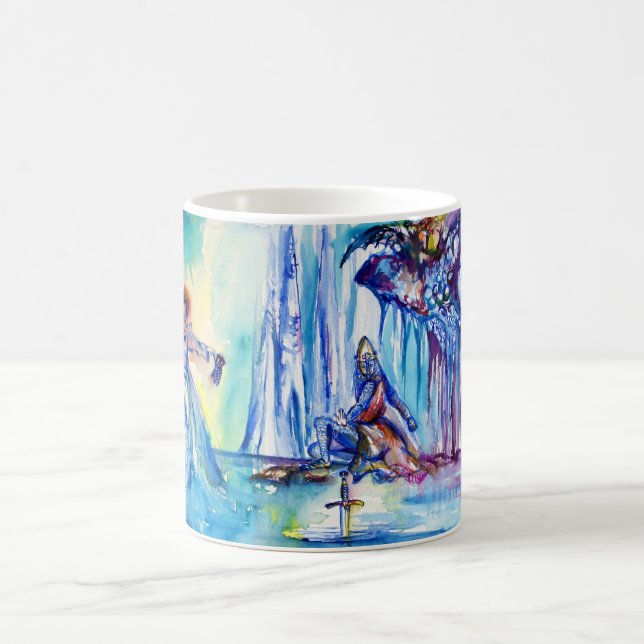MUG ROI ARTHUR, DAME DU LAC ET EXCALIBUR (Centre)