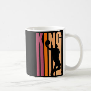 Mug roi basket-ball rétro garçon d'anniversaire hommes