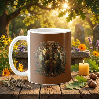 Mug Roi de Chêne Solstice d'Été Folklore Britannique P