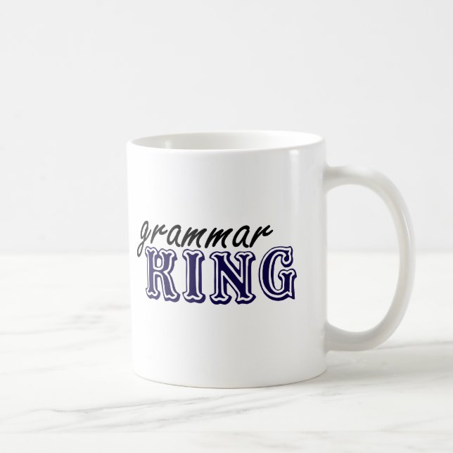 Mug Roi de grammaire (Droite)