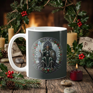 Mug Roi de Houx Solstice d'Hiver Folklore Britannique 