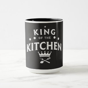 Mug Roi de la Couronne de Cuisine – Nourriture drôle B