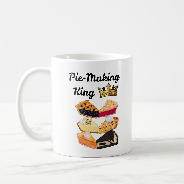 Mug Roi de la fabrication de tartes (Gauche)