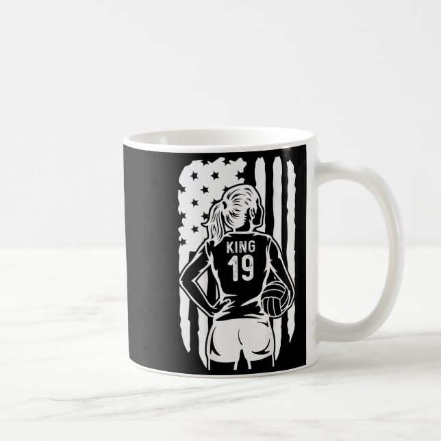 Mug Roi de volley-ball du lycée Fife Life 19  (Droite)