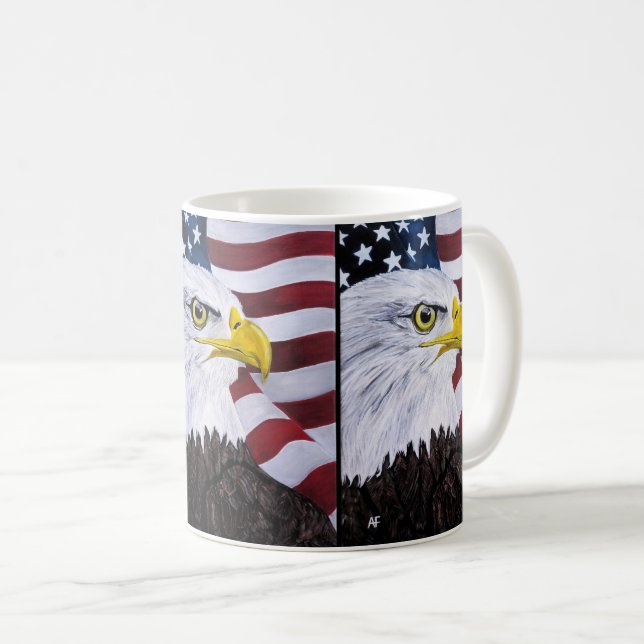 Mug Roi des Cieux Peinture d'Alfred Fox (Devant droit)