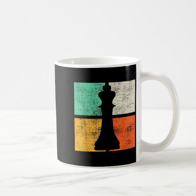 Mug roi des pièces d'échecs Joueur  (Droite)