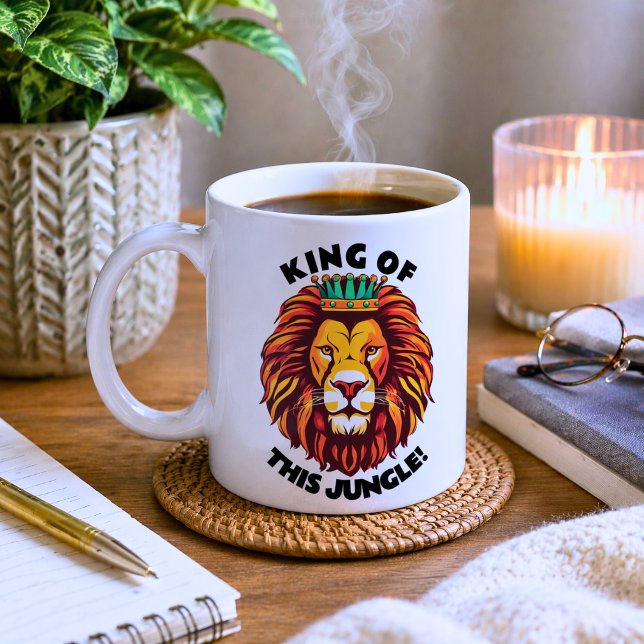 Mug Roi Drôle de cette Jungle (Créateur téléchargé)