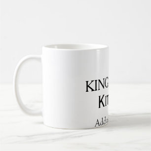 Mug Roi du chef de cuisine ajouter un nom couronne ha