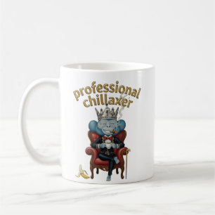 Mug Roi du singe Chillaxer de confort 