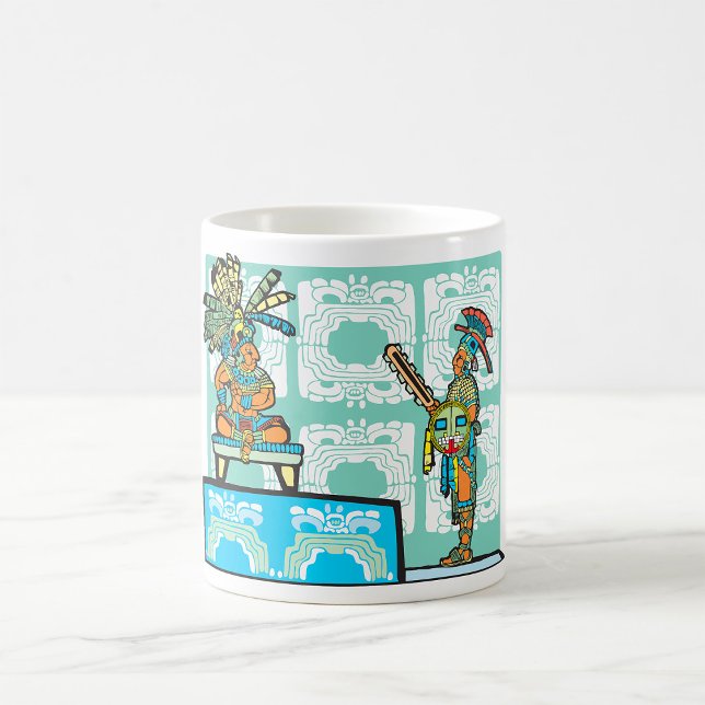 Mug Roi et guerrier maya ancien (Créateur téléchargé)