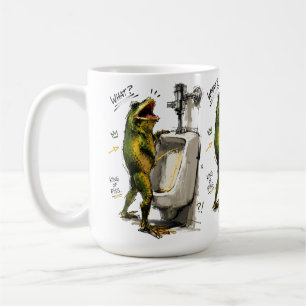 Mug Roi Grenouille Humour de Salle de Bain