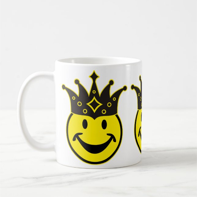 Mug Roi jaune + votre dos. & idées (Gauche)
