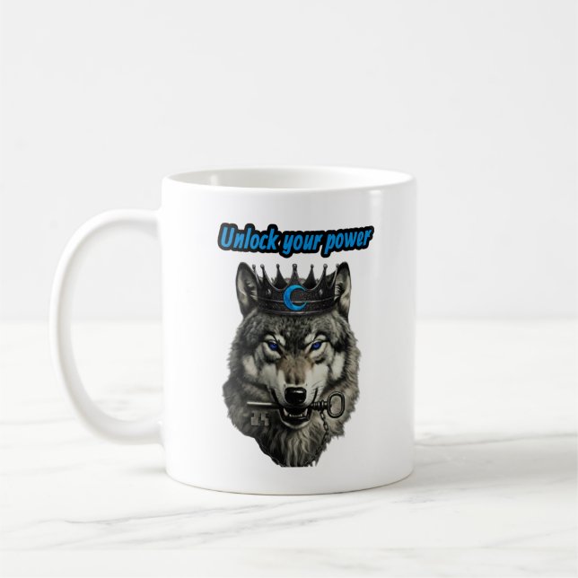 Mug roi loup libère ton pouvoir (Gauche)
