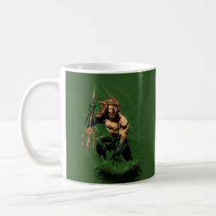 Mug Roi Océan Guerrier Trident Dynamique Art de Bande