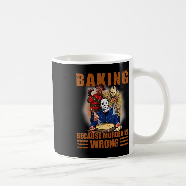 Mug Roi Parce Que Le Meurtre Est Une Halloween Fun (Droite)