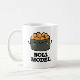 Mug Roll Model Funny Food Sushi Roll Pun