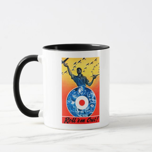 Mug Roll'em out Royal Canadian Air Force (Gauche)