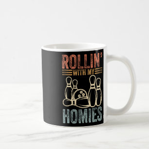 Mug Rollin Avec Mes Hommes Retro Bowling 6