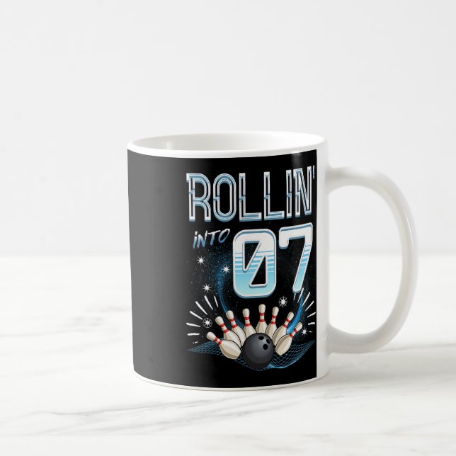 Mug Rollin' Into 7 Bowling Anniversaire 7e Bowler Anni (Droite)