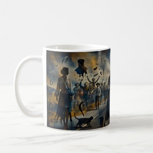 Mug Rolling Stone Lost Highway Surreal Art MugRolling  (Gauche)