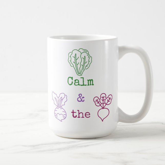 Mug Romaine Calme & Turnip la betterave (Droite)