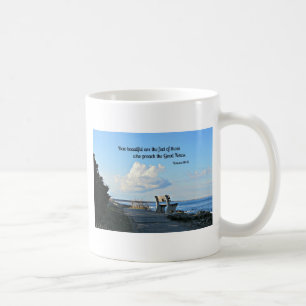 Mug Romains 10:15 Comme les pieds sont beaux...