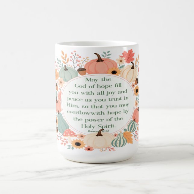 Mug Romains 15:13 Automne  (Centre)