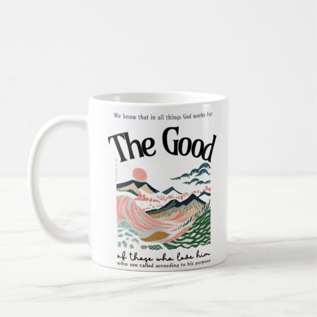 Mug Romains 8:28 Oeuvre (Gauche)