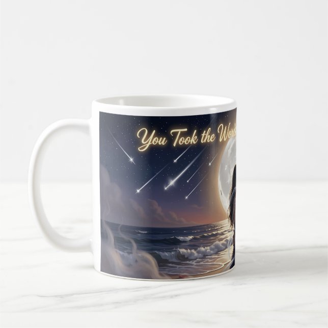 Mug Romance au Clair de Lune Mots Ténus (Gauche)