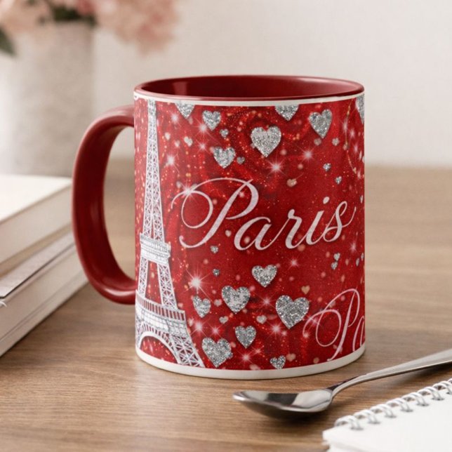 Mug Romance de Paris  (Créateur téléchargé)